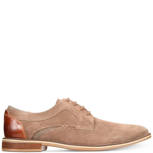 Alfani Men\'s Kevin Suede casual lace Oxfords Dark Beige Alfani | Shoes | Alfani Mens Kevin Suede Casual Lace Oxfords  main image 2